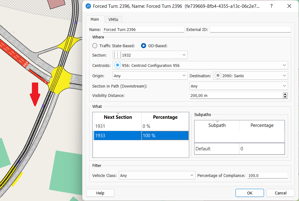 Figura do tutorial 3 — Aimsun Next 26.0.1